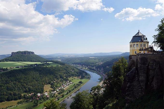 Blick von der Festung Königstein